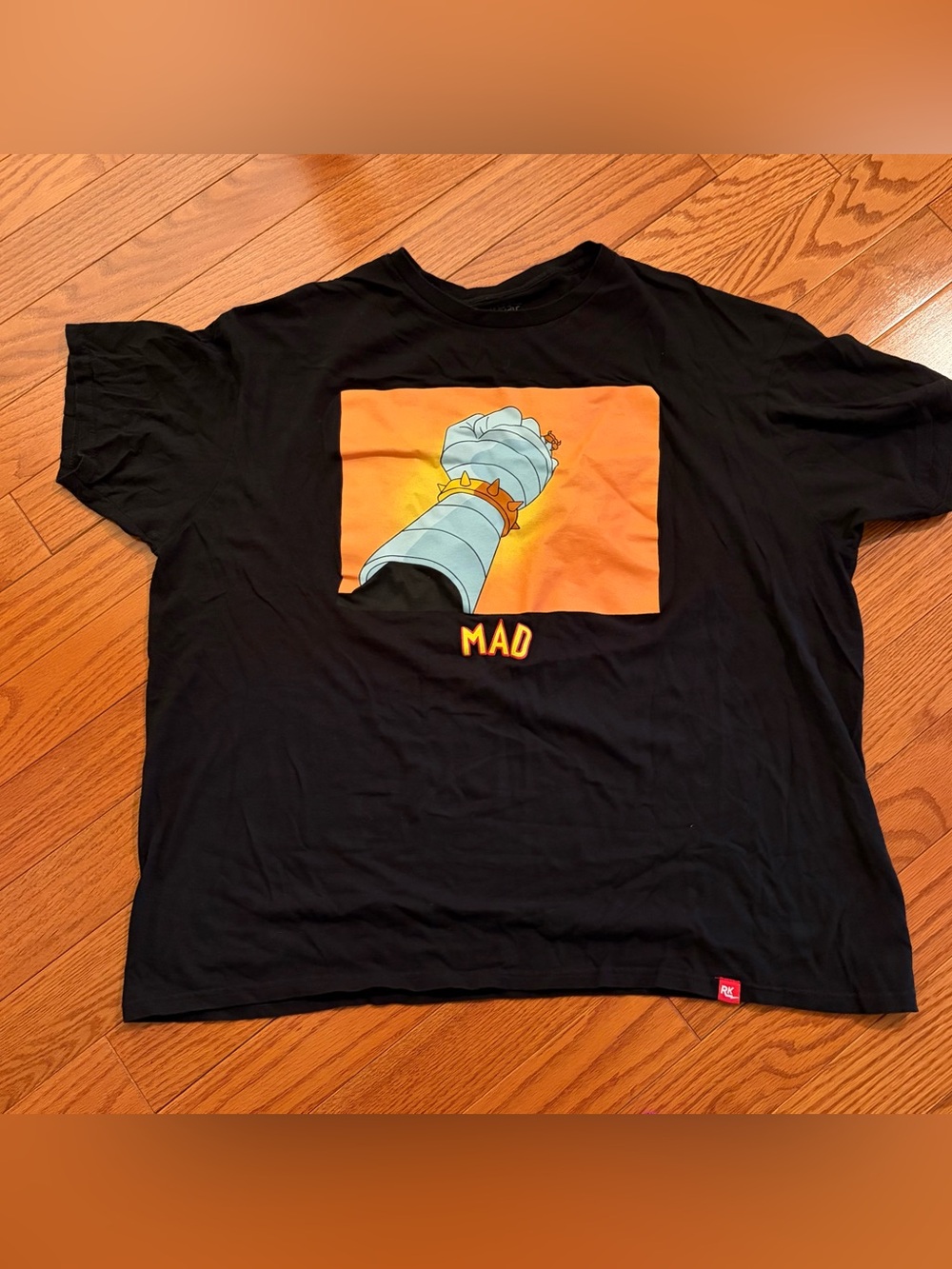 Retrokid Black Graphic Inspector Gadget Crewneck T-Shirt Men’s Sz 3XL